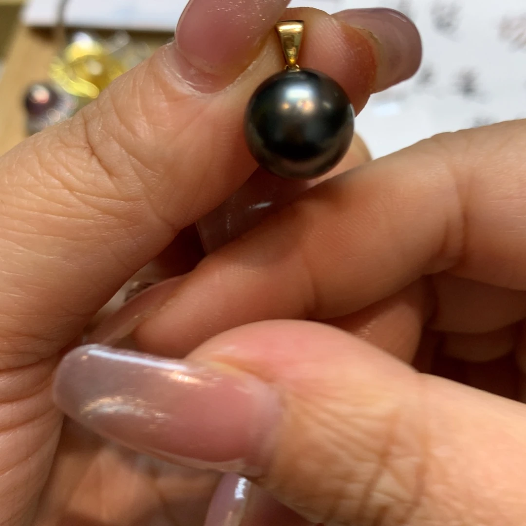 海水珍珠颈饰18K金镶嵌