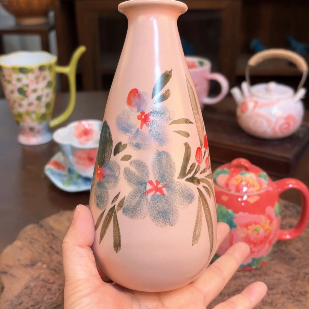 景德镇手绘高温釉下彩陶瓷茶具