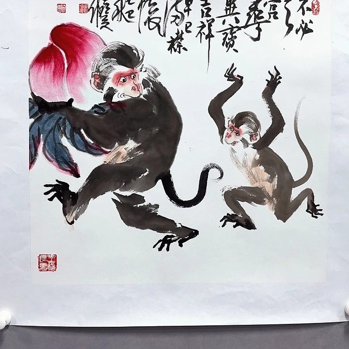 国画亲笔手绘放心去藏