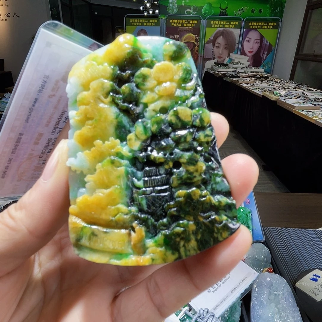 颈饰未镶嵌翡翠一
