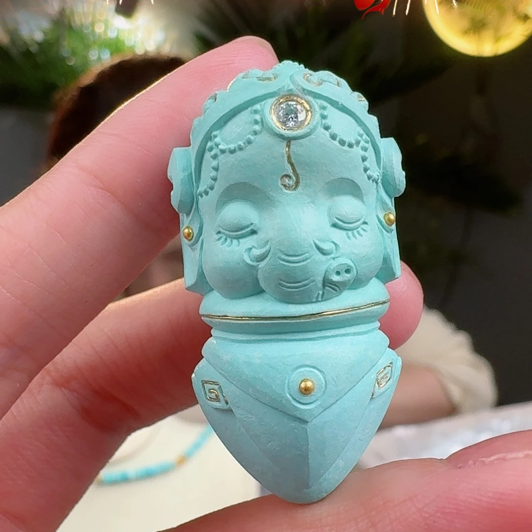 绿松石珠宝奇石未镶嵌