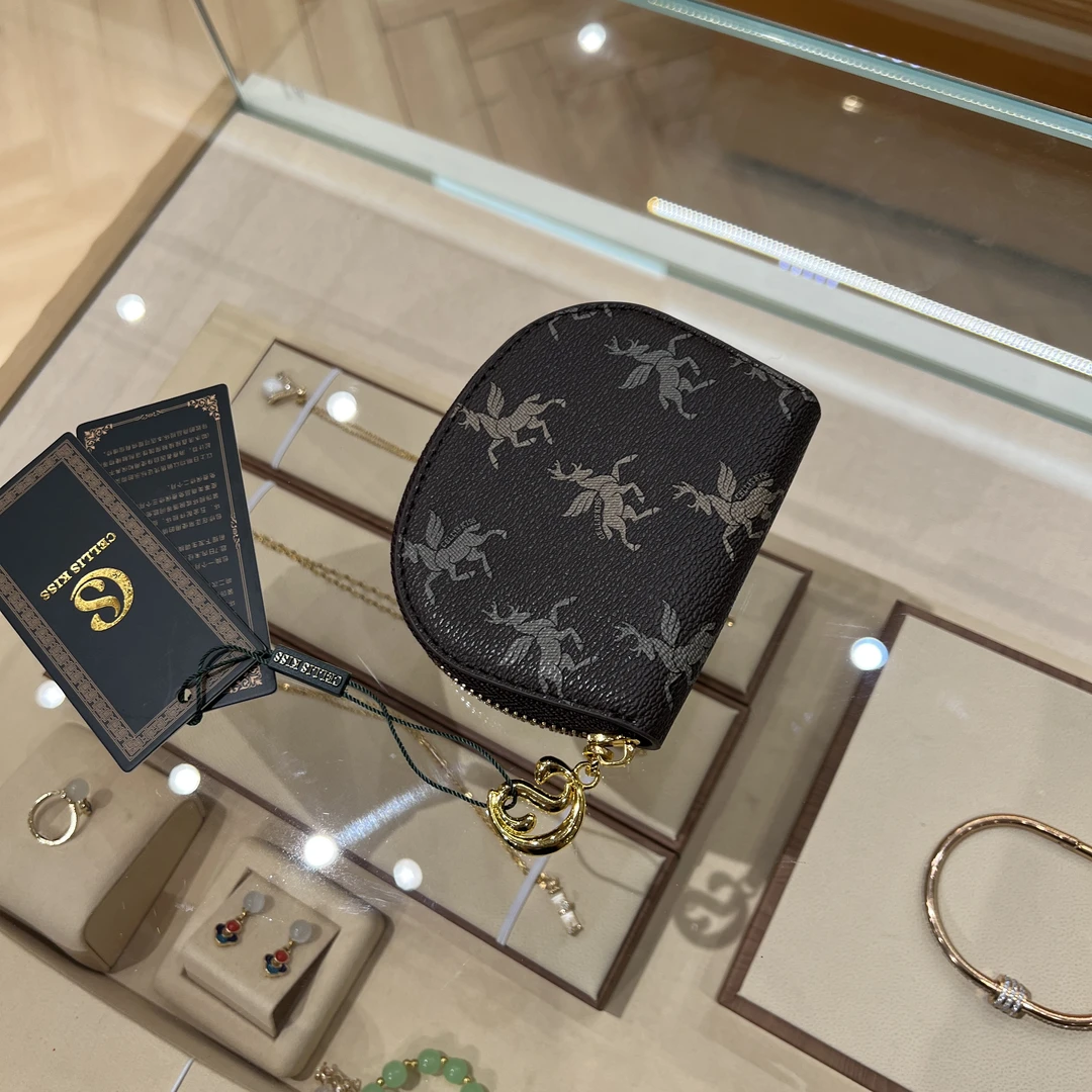 CELLIS KISS 时尚百搭女士卡包零钱包88005-1棕