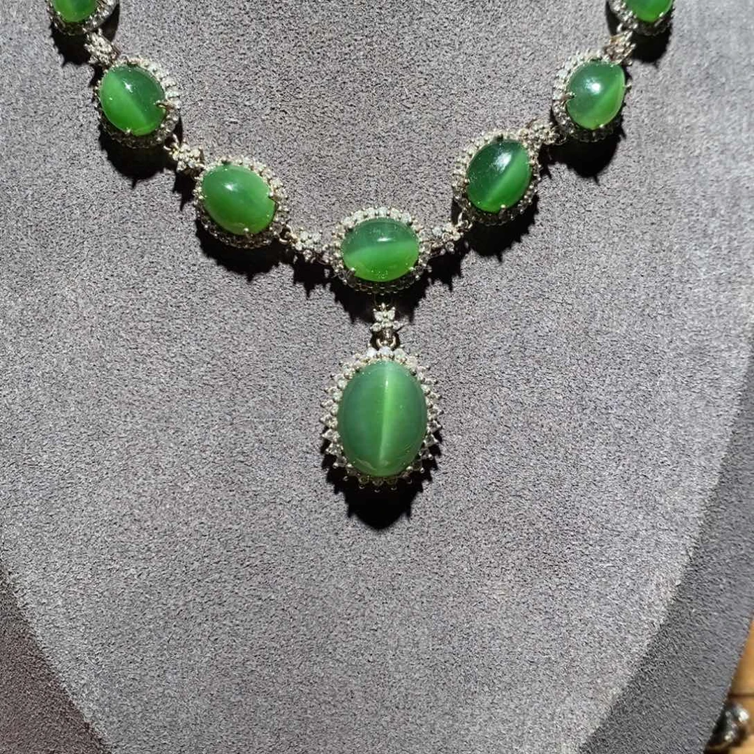 和田玉（碧玉）银S925镶嵌戒指