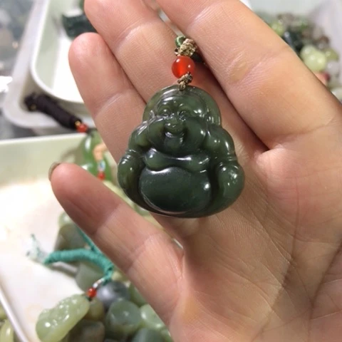 手链未镶嵌和田玉（糖玉）