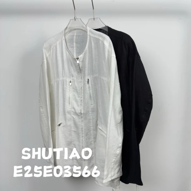 【SHUTIAO】2025夏季：新款小众设计款外套E25E03566