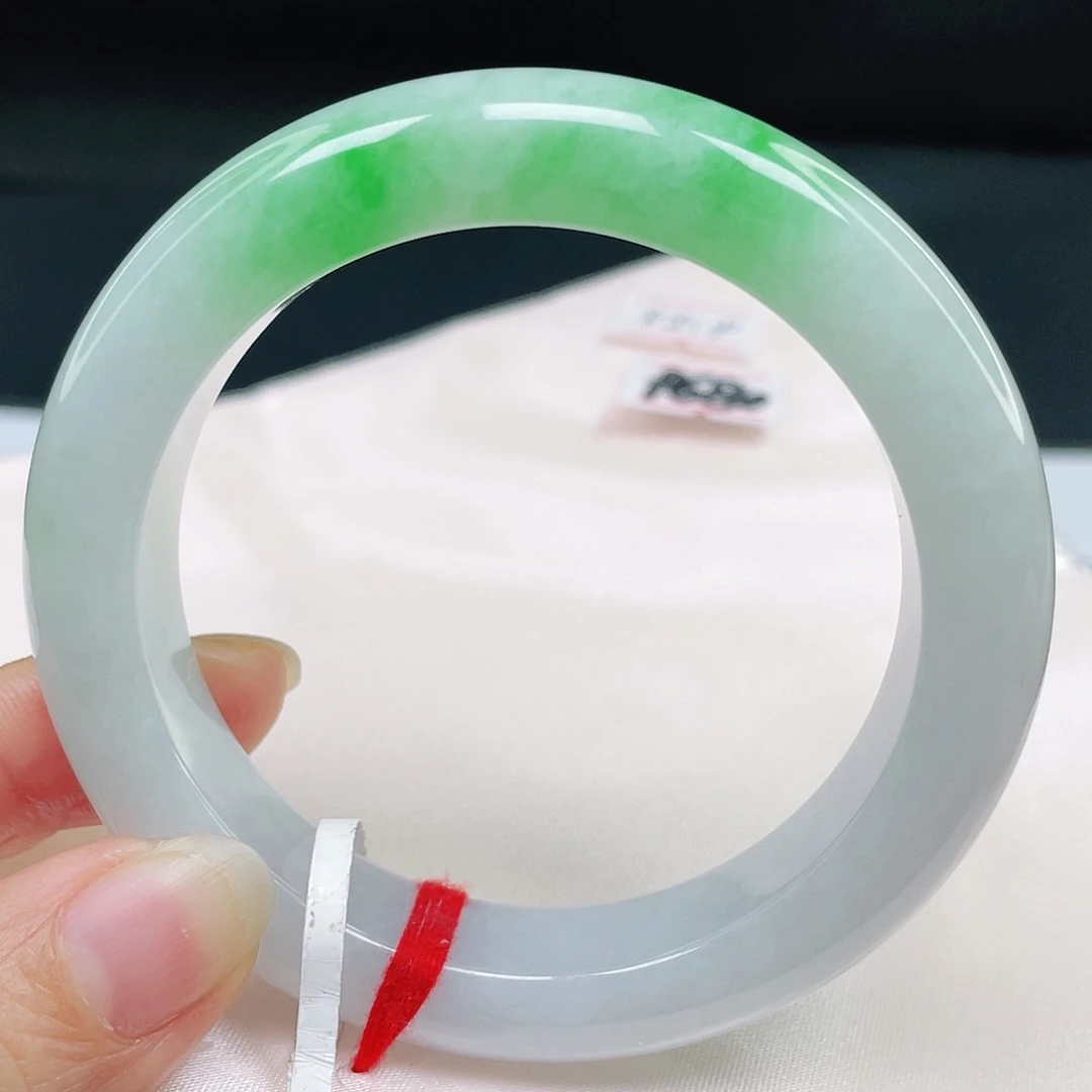 未镶嵌手镯翡翠正圈5637