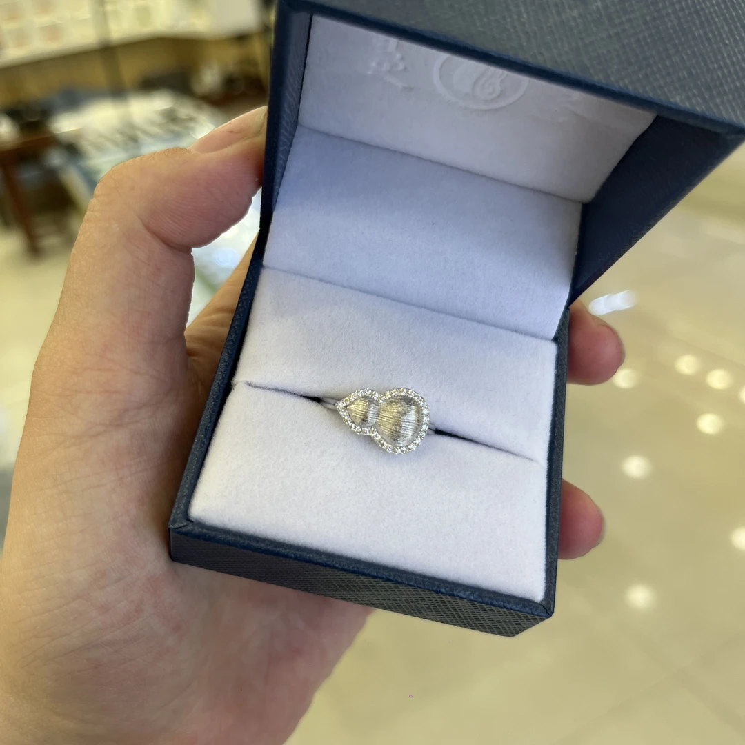 925银戒指 戒指 小葫芦 时尚百搭ins活口