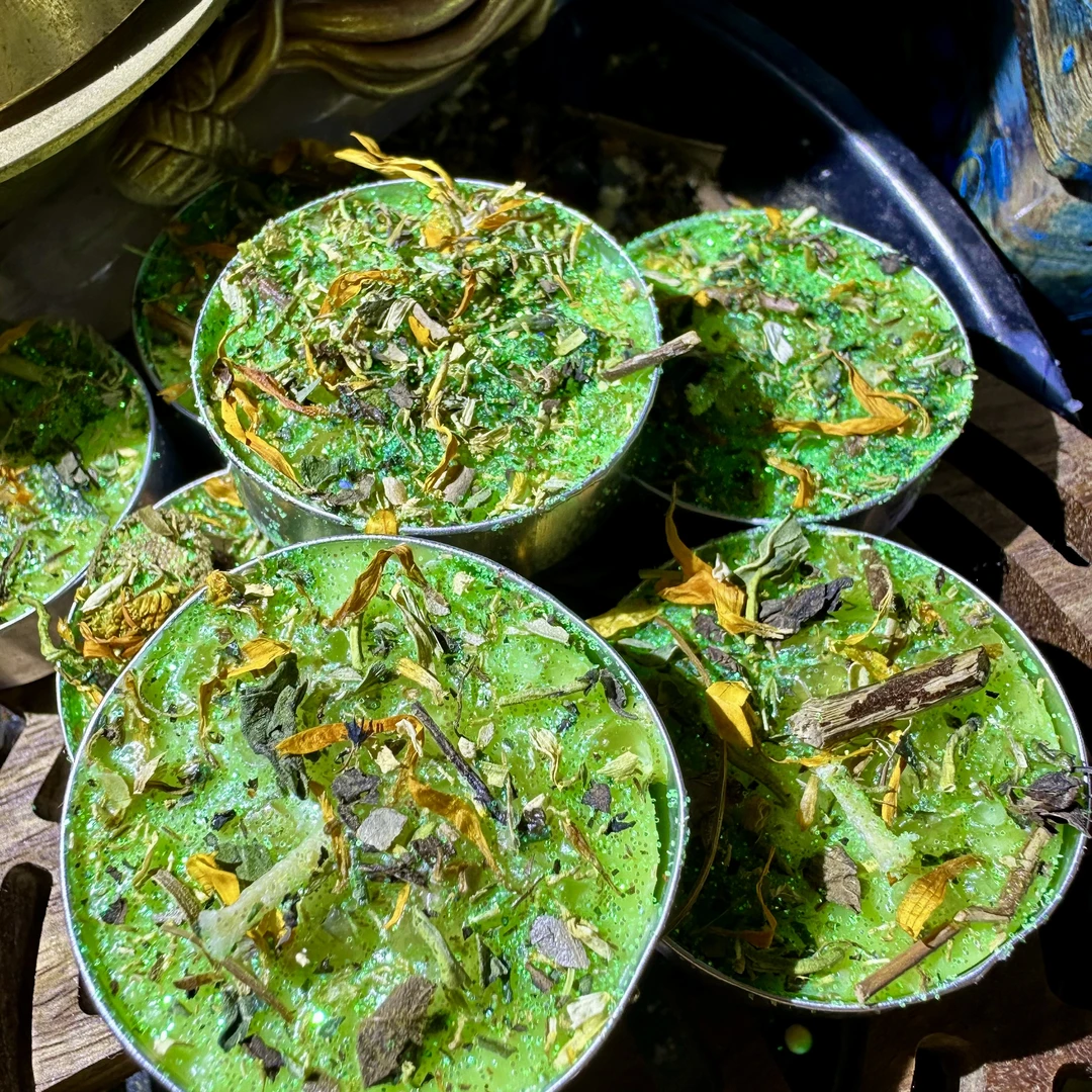 7个幸运金钱蜡烛