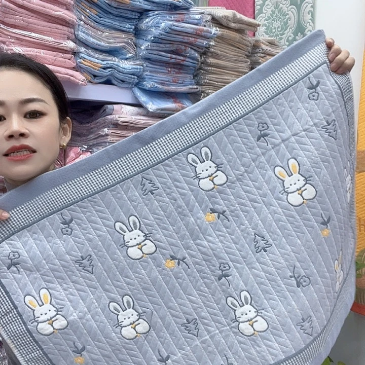 棉紫灰色小兔子棉