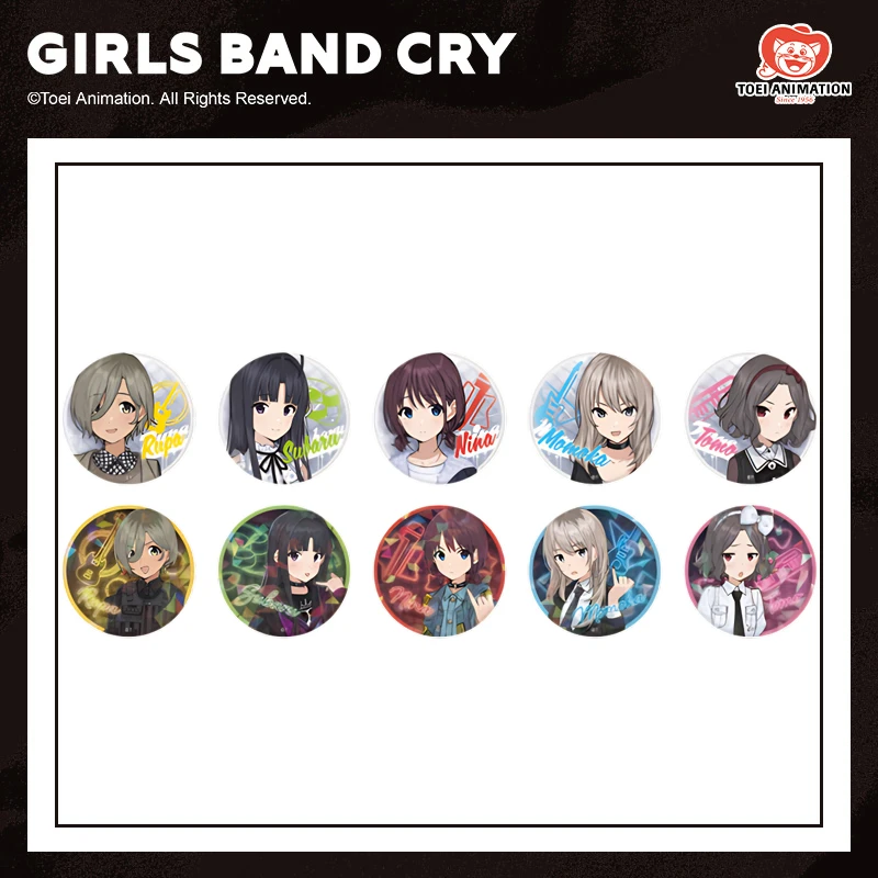 直播代拆 东映动画 日本进品少女乐队的呐喊 徽章吧唧盲盒