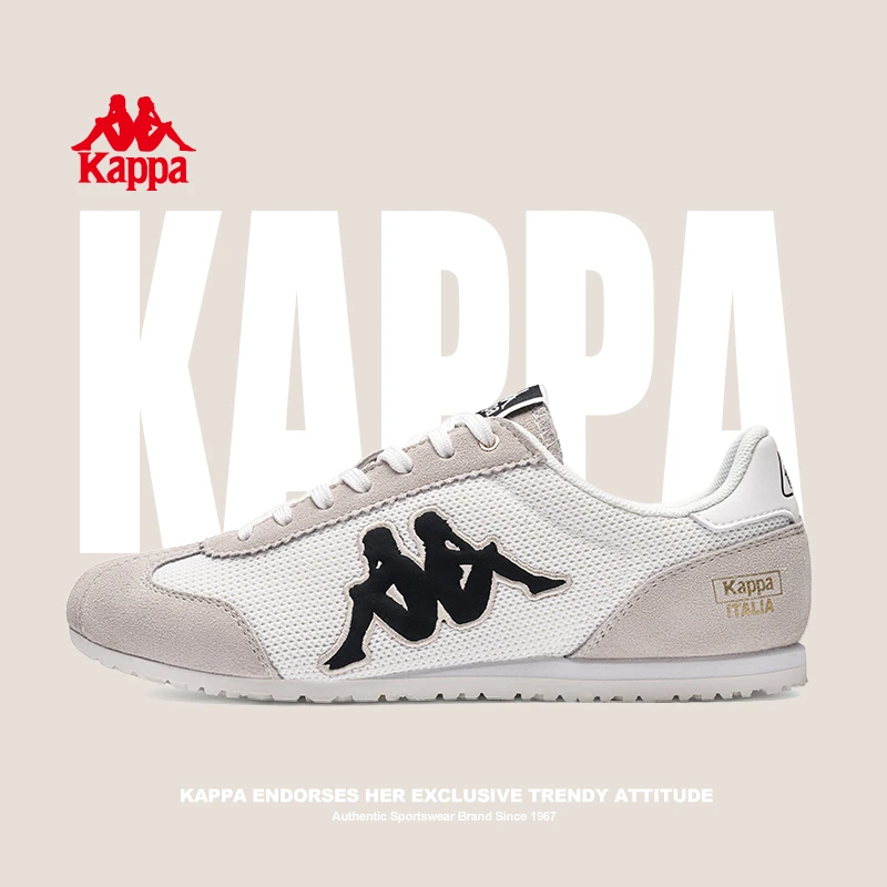 Kappa卡帕薯片鞋德训板鞋时尚舒适百搭休闲运动薄底鞋K0FW5MM46CJ
