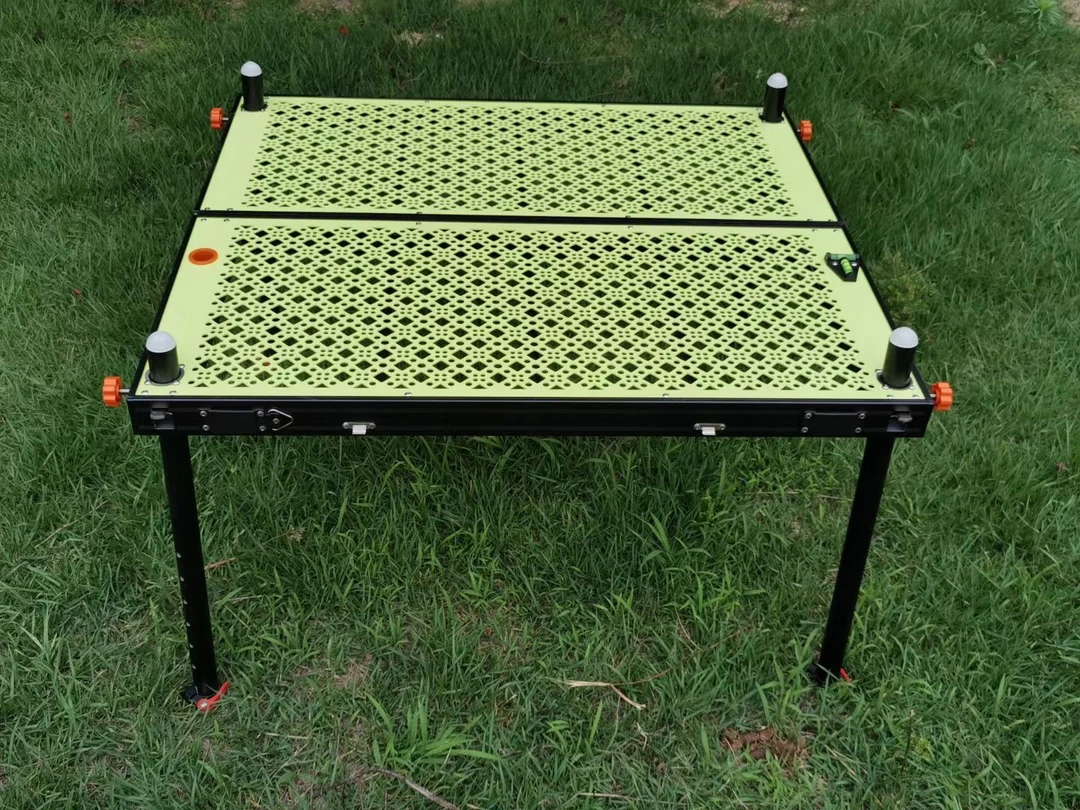 水平仪镂空湖库钓台