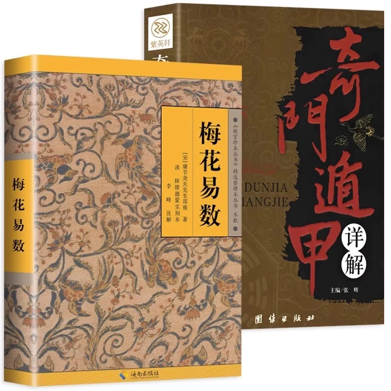 全2册 梅花易数正版 奇门遁甲详解 原文+注释中国哲学风水入门书