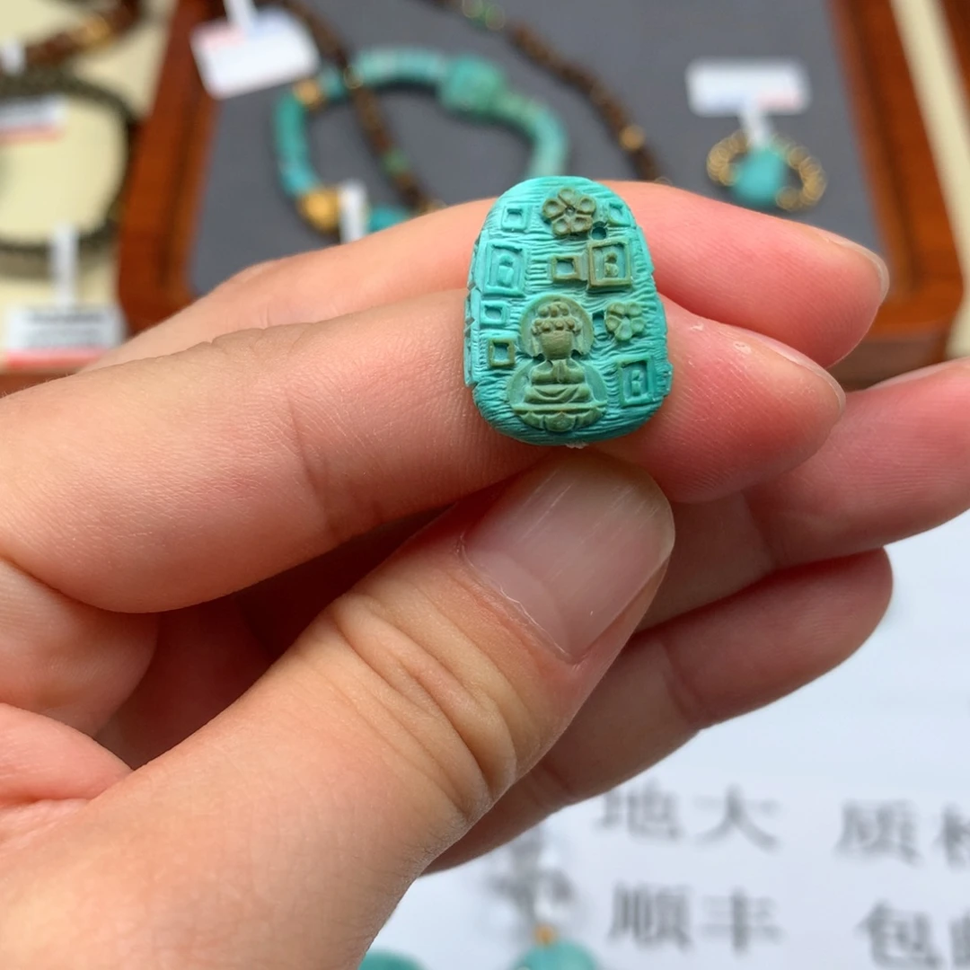 未镶嵌绿松石绿松石