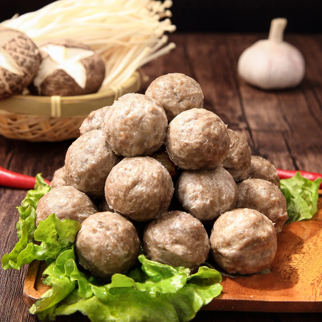 乡妹朱朱专属正宗潮汕牛肉丸牛筋丸爆汁火锅烧烤串串食材