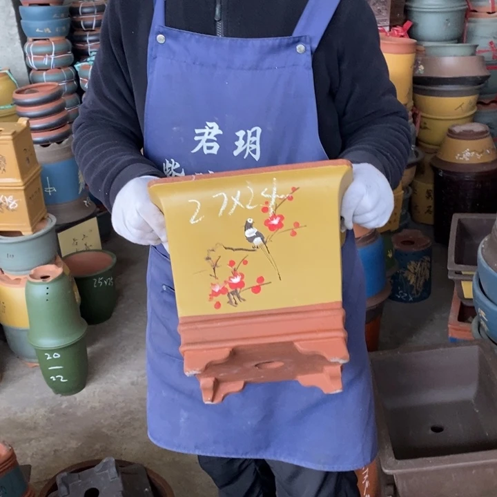 紫砂花盆紫砂花盆