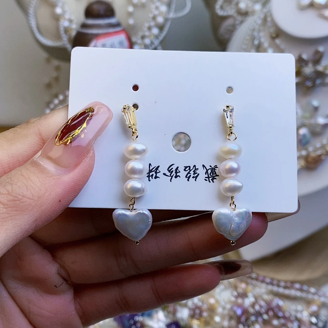 淡水珍珠颈饰银S925镶嵌