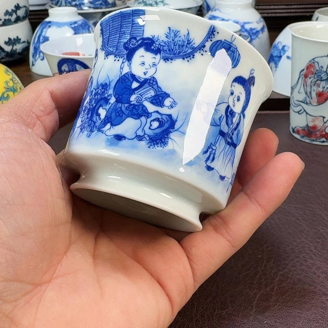 瓷片用****2现代景德镇陶瓷手绘茶具