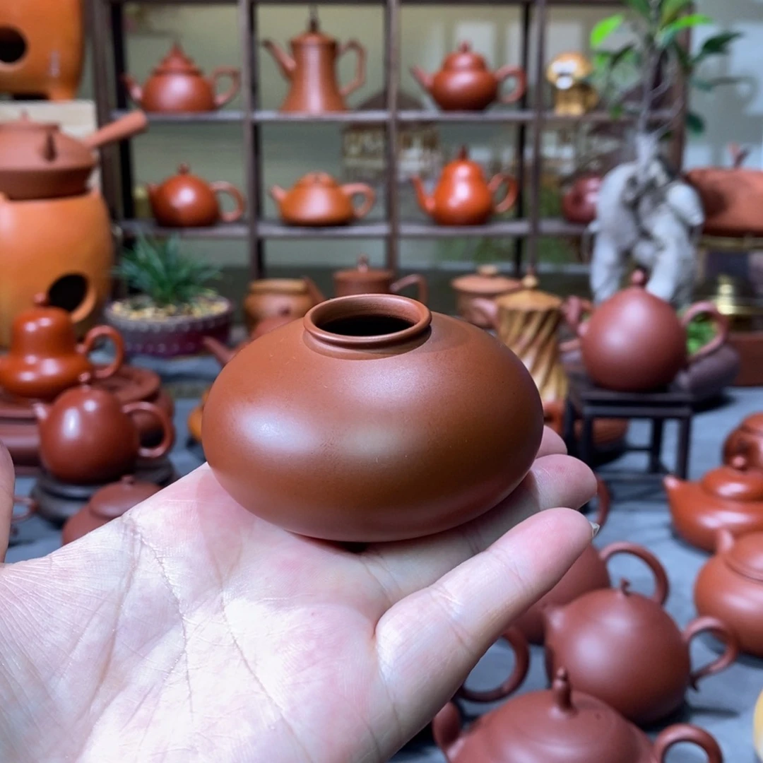 茶壶朱泥邱桂彪陈腐朱泥盖置