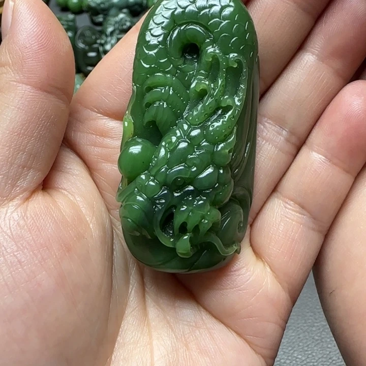 和田玉（碧玉）吊坠未镶嵌