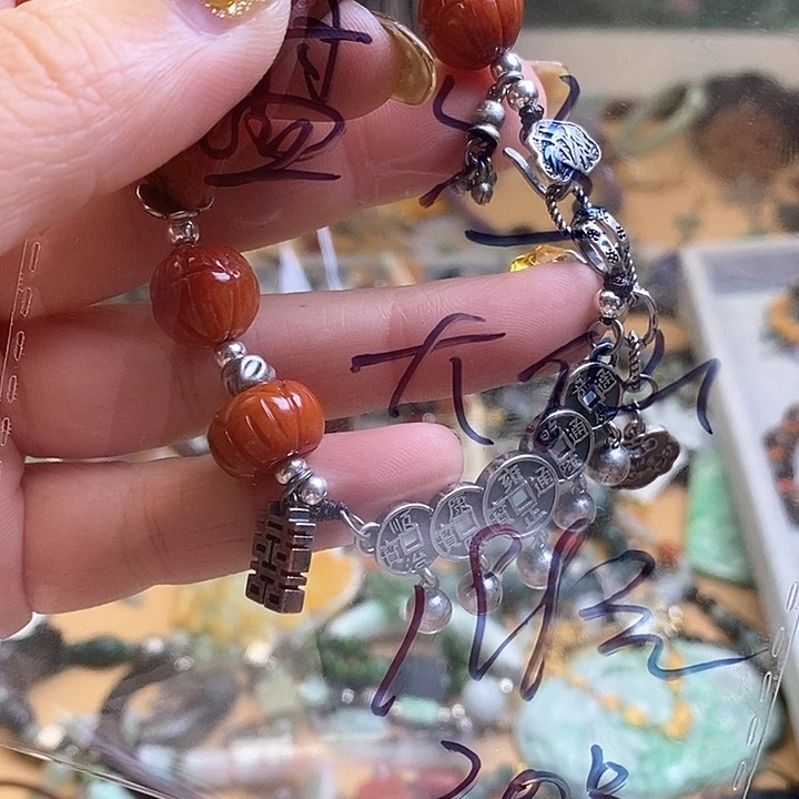 翡翠手链未镶嵌盘****饨手链199