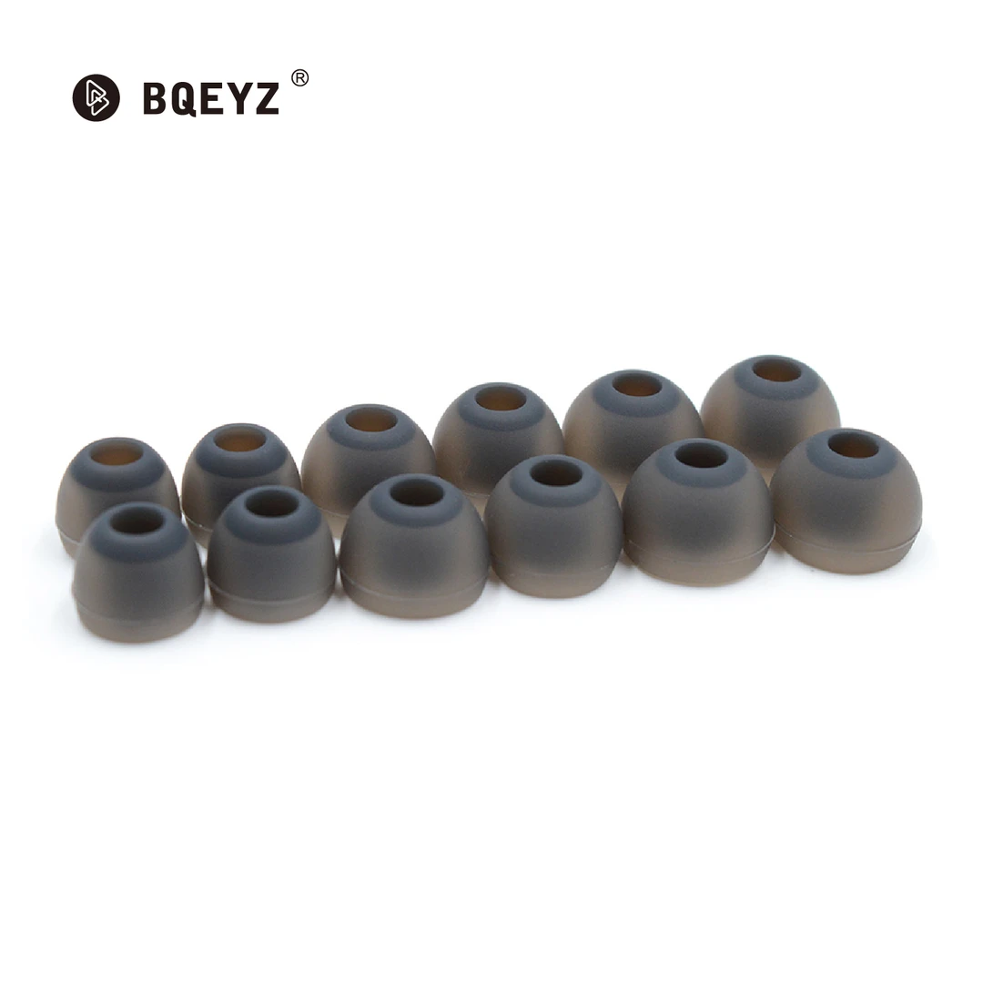 BQEYZ入耳式透明硅胶舒适耳塞保护耳帽碗状大中小码防护通用配件