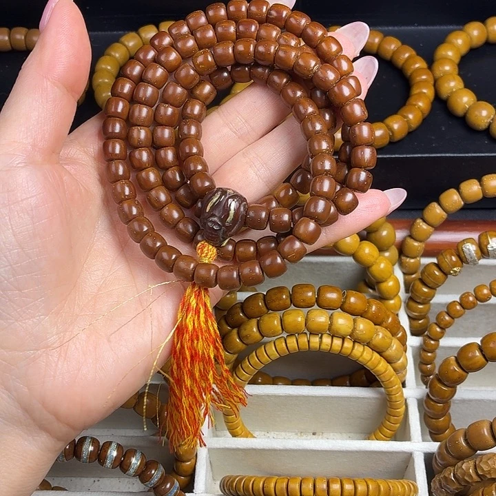 用***4紫金鼠手串实心鼠老型108脖挂8