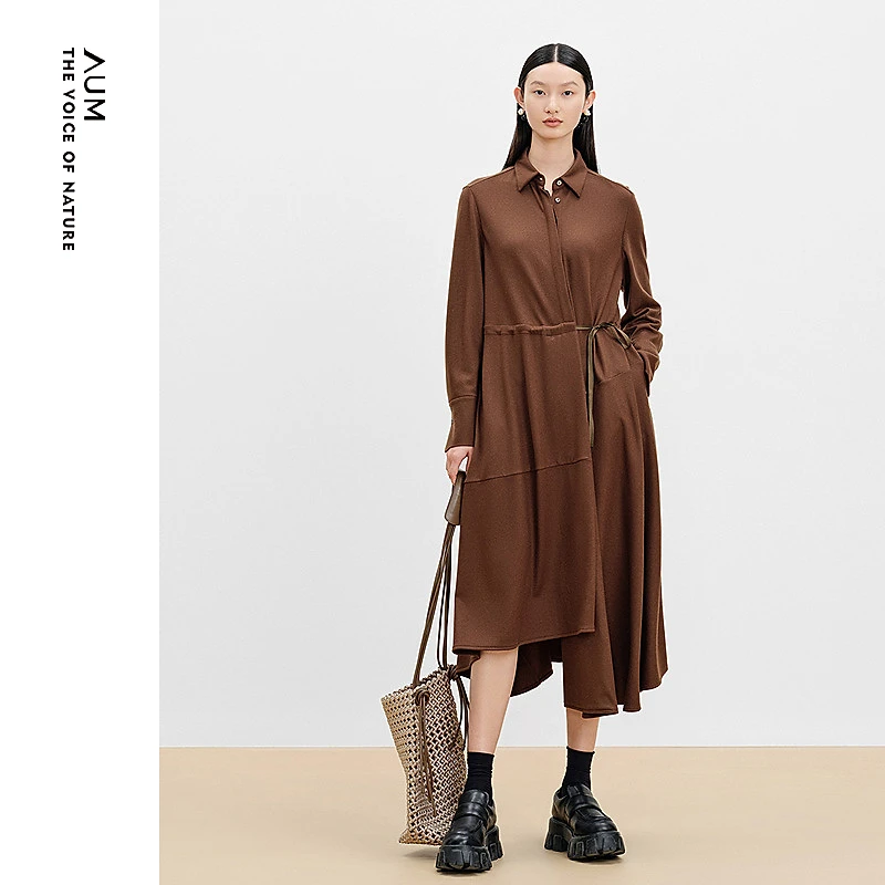 AUM/噢姆女士秋冬新款时尚休闲气质连衣裙MCEG40116
