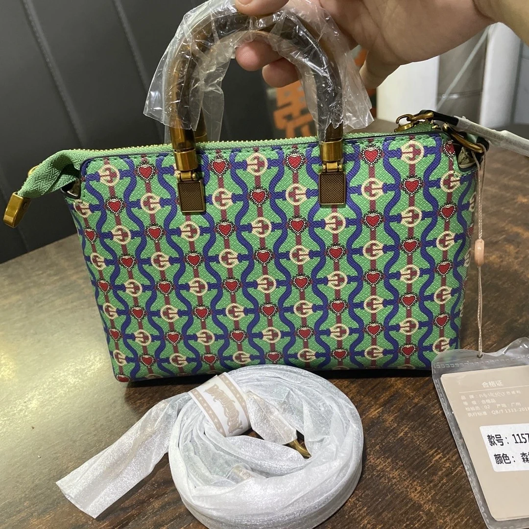 1005-高品质文艺复古手机小方包单肩斜挎手拎竹节女包