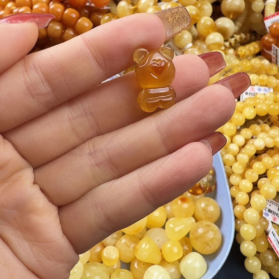 琥珀未镶嵌珠宝奇石