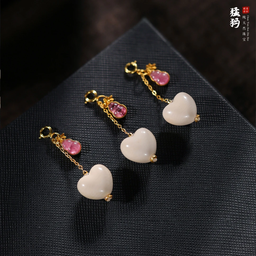 【桃总推荐】diy天然猛犸爱心滴溜多样性发一件@@DY51016065