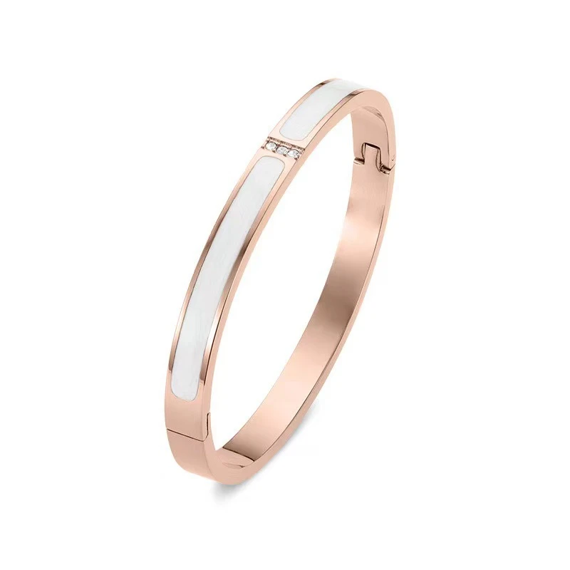 玫瑰金单圈轻奢气质时尚百搭情侣小众简约经典素款