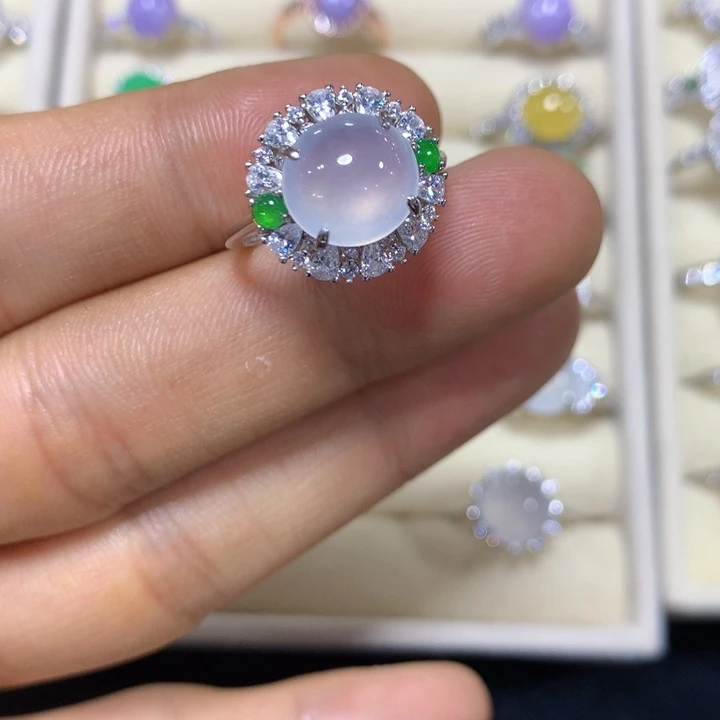 未镶嵌戒指翡翠翡翠戒指