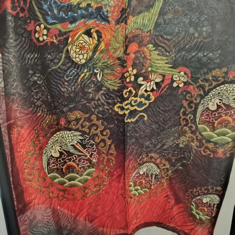 YS038玄墨凤仪（70*180）女士围巾