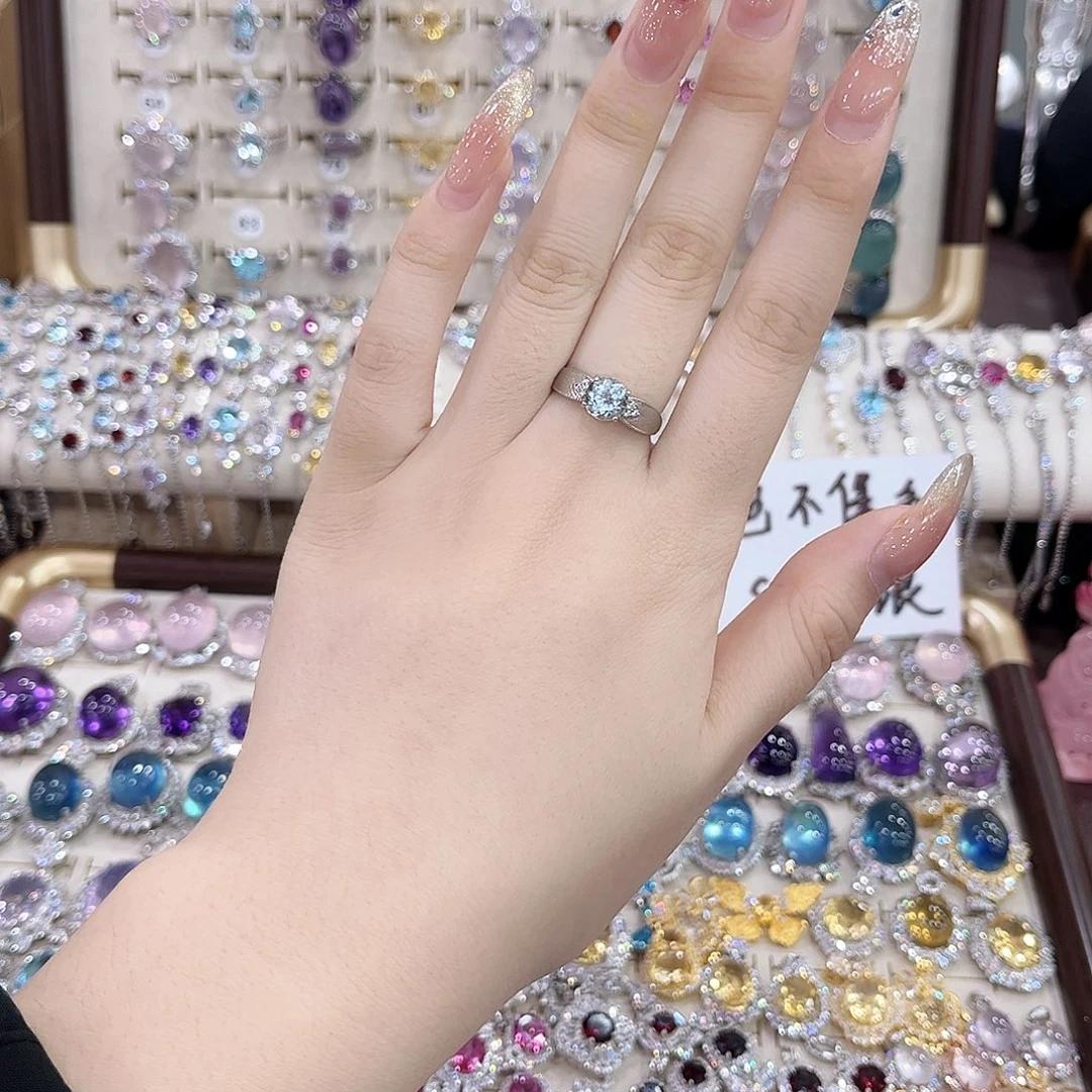 银S925镶嵌戒指黄晶