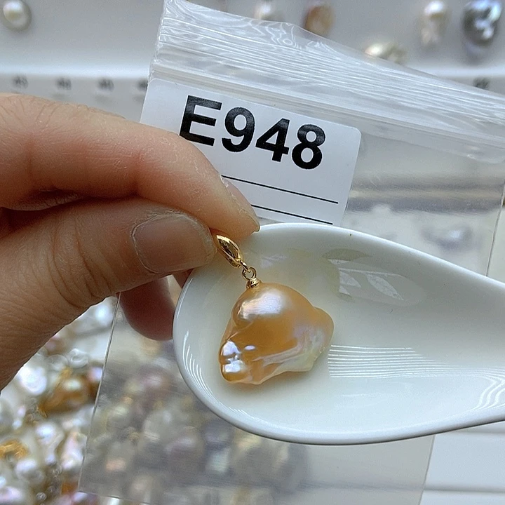 淡水珍珠颈饰银S925镶嵌