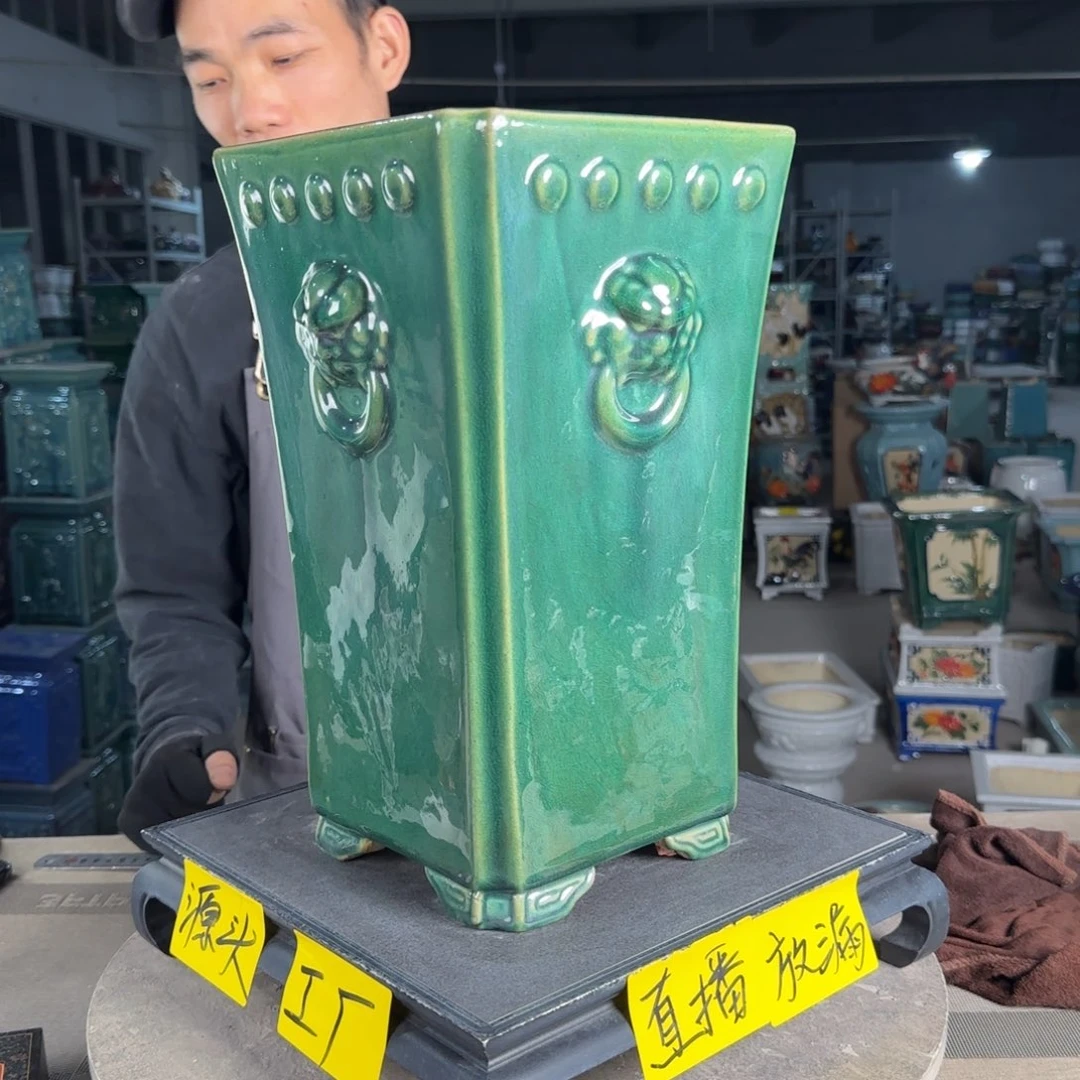 一风堂石湾花盆。微瑕