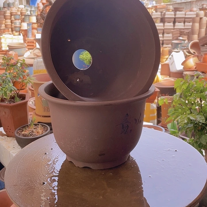 紫砂宜兴紫砂25+25平角金钟