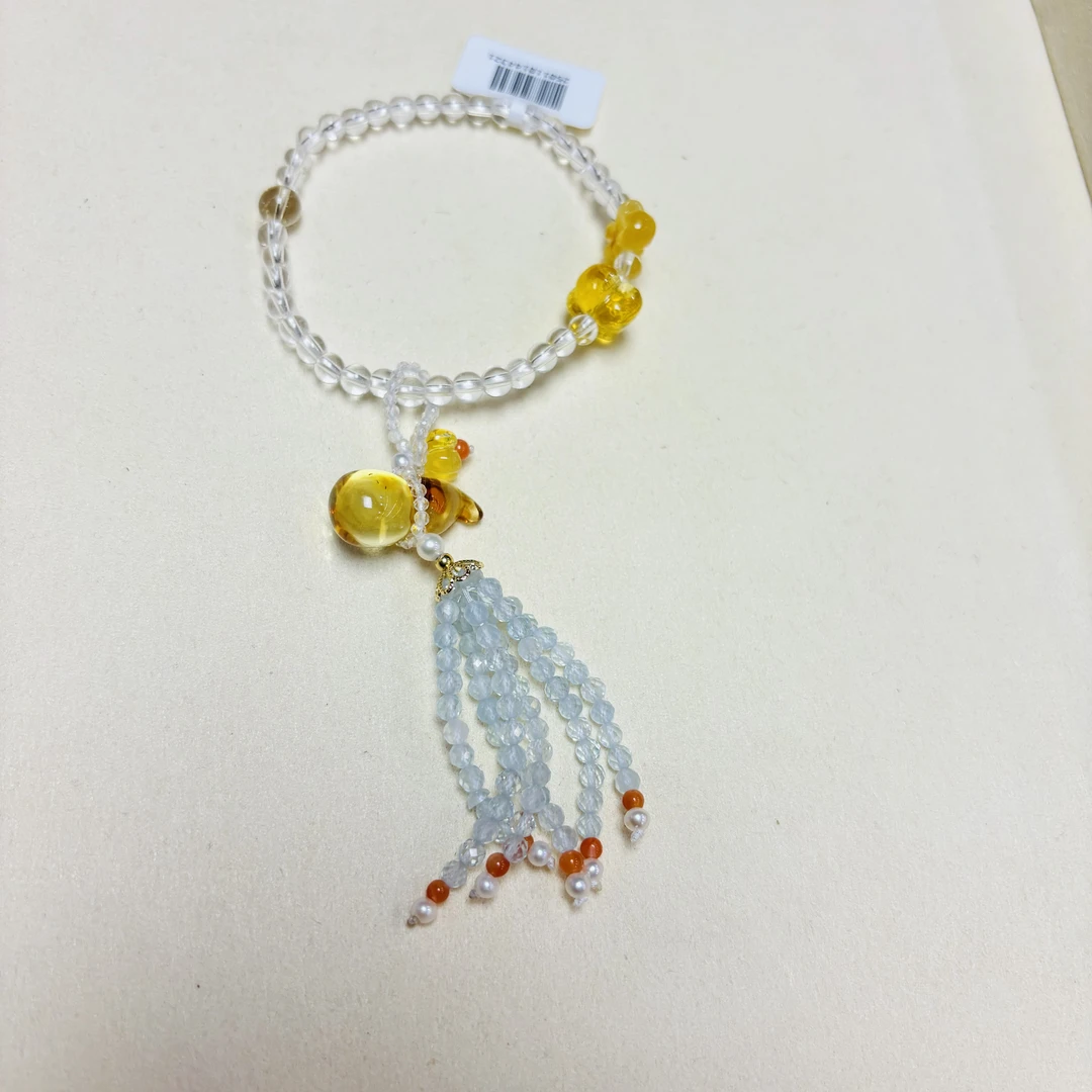 【宇涵珠宝】琥珀小葫芦DIY设计款手链2037-多样性发