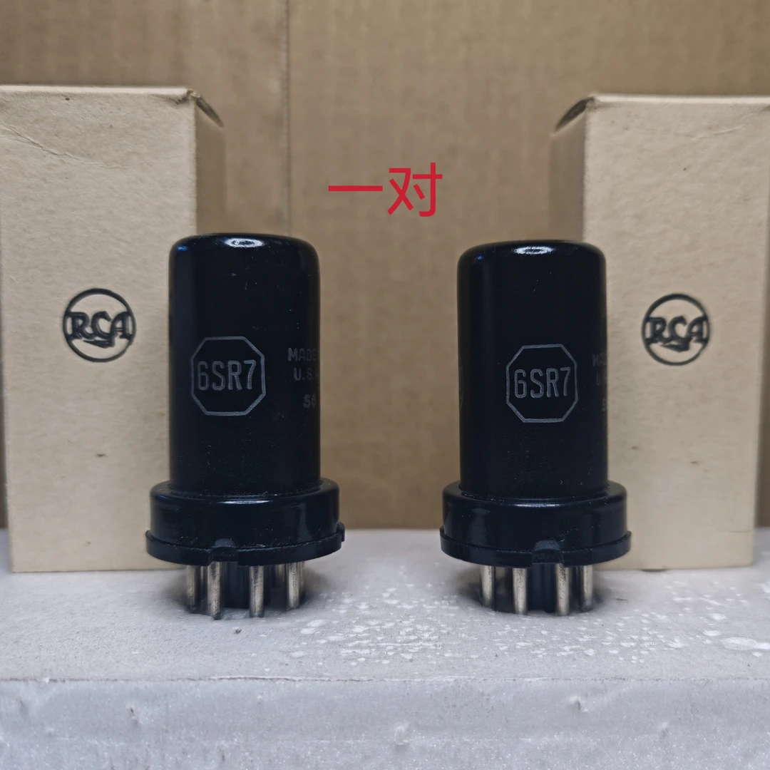 6SR7全新原装原盒早期RCA电子管