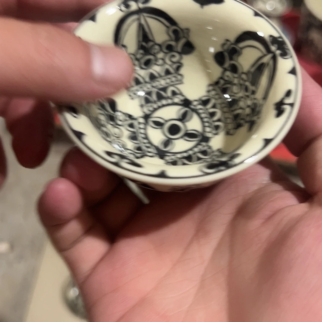 咖***啡摆件景德镇手工手绘陶瓷