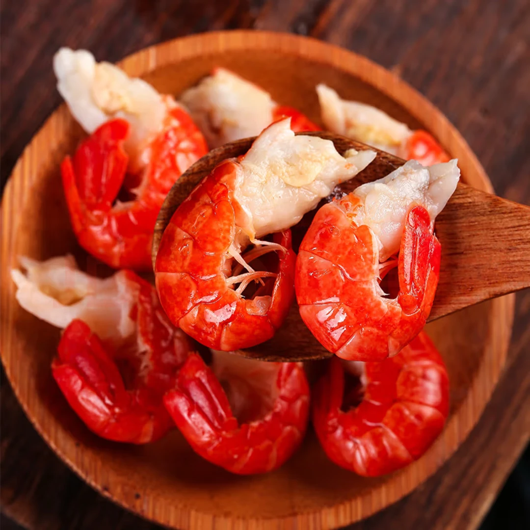 特级单冻龙虾尾 新鲜活虾现剥虾尾一级 80-100粒/斤净重3斤无厚冰