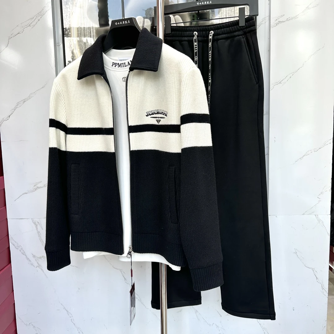 阔【JCDC外套】新款秋冬开衫时尚小香风上衣休闲男装保暖百搭5328