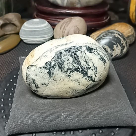 新疆金丝玉原石国画