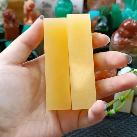 印石寿山石金田黄