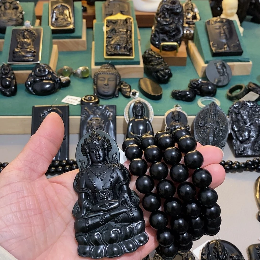 蛇纹石玉颈饰未镶嵌古****日