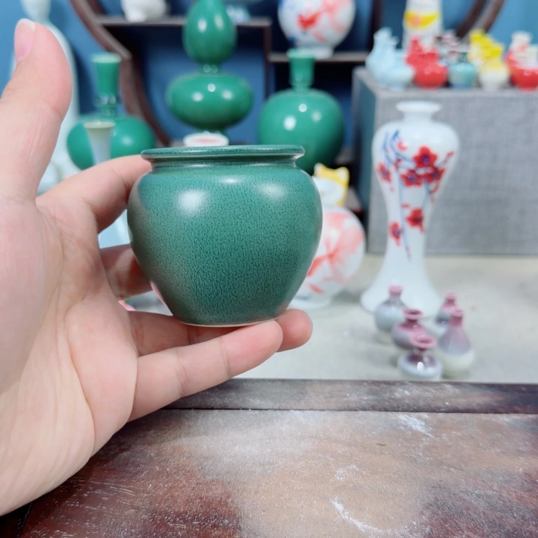 陶瓷手工小花器摆件