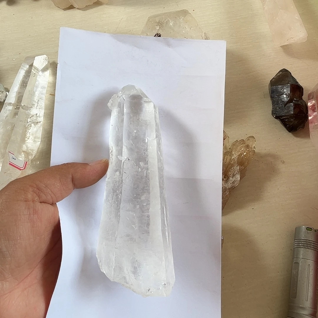 天然水晶原石未镶嵌水晶燕***～