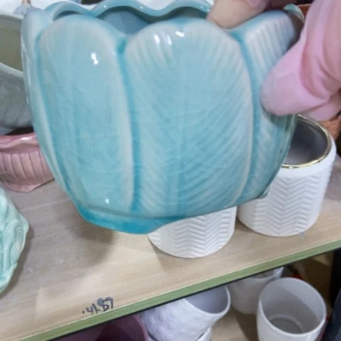 红陶陶瓷多肉花盆