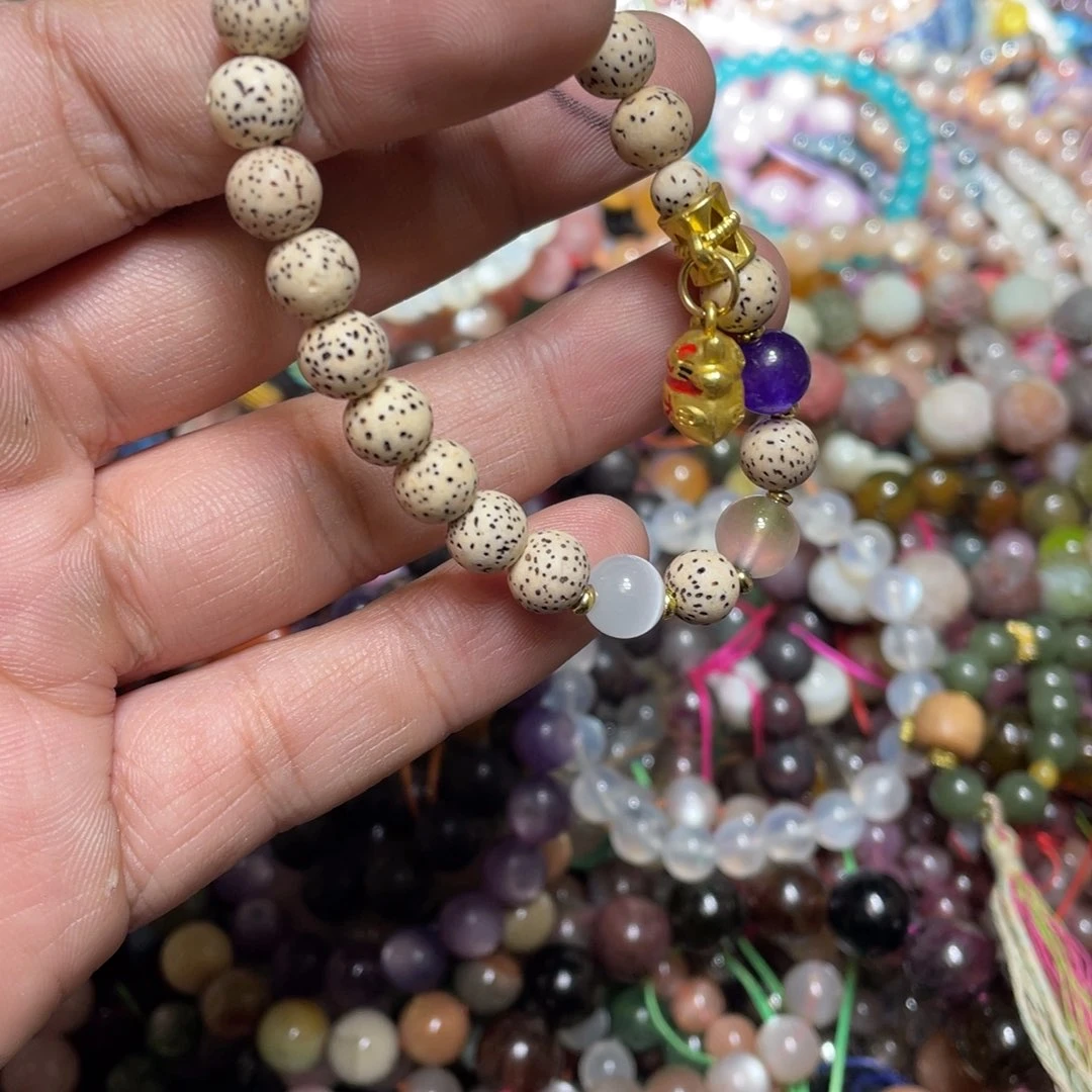 紫晶颈饰银S800镀金镶嵌